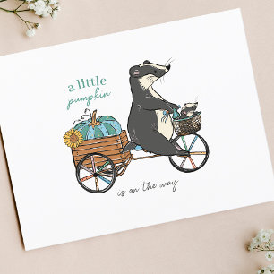 Invitación de Baby Shower a la pequeña calabaza ca