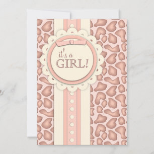 Invitación de Baby Shower a la revista dulce Giraf