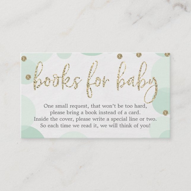 Invitación de Baby Shower a la solicitud de libro  (Anverso)