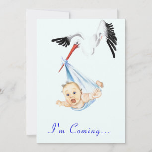 Invitación de Baby Shower a la tormenta de diversi