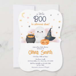 Invitación de Baby Shower a Little Boo de Hallowee