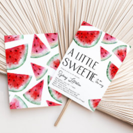 Invitación de Baby Shower a Little Sweetie Waterme