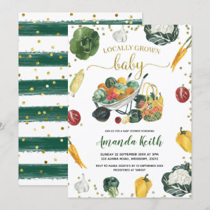 Invitación de Baby Shower a los agricultores