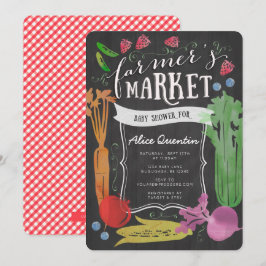 Invitación de Baby Shower a los agricultores