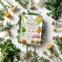 Invitación de Baby Shower a los agricultores