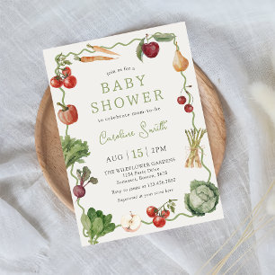 Invitación de Baby Shower a los agricultores que c