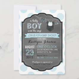 Invitación de Baby Shower a los cuentakilómetros