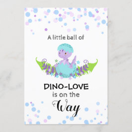 *~* Invitación de Baby Shower a los dinosaurios de
