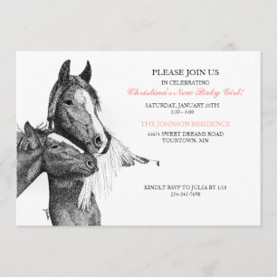 Invitación de Baby Shower a los locos de los cabal