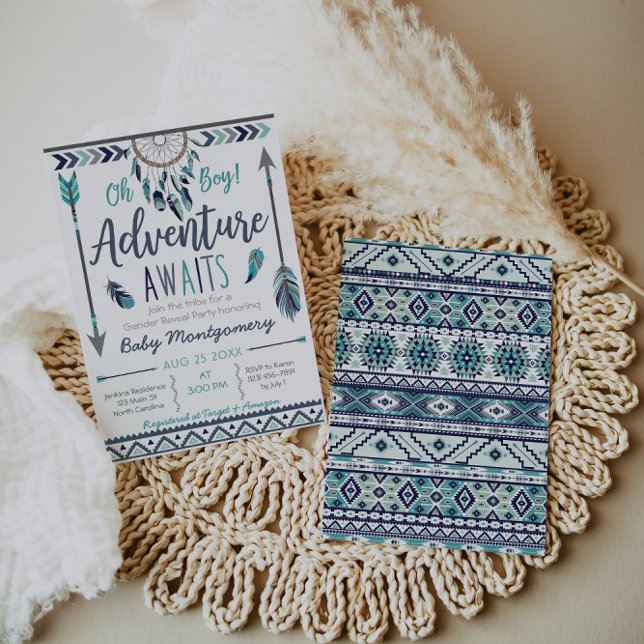 Invitación de Baby Shower a niño pequeño de la tri (Subido por el creador)