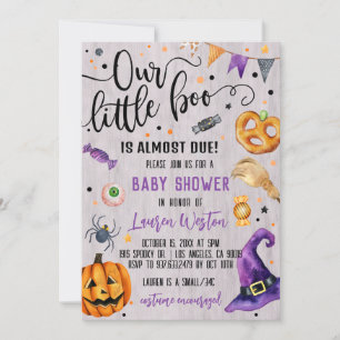 Invitación de Baby Shower a nuestro Little Boo Hal