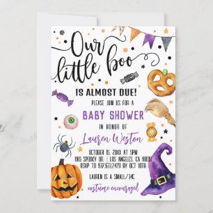 Invitación de Baby Shower a nuestro Little Boo Hal