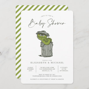 Invitación de Baby Shower a Oscar Vintage