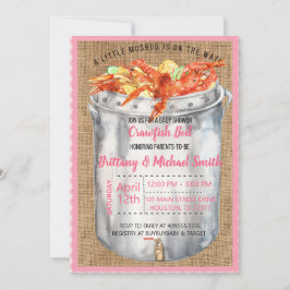 Invitación de Baby Shower a Parejas de Crawfish Ro