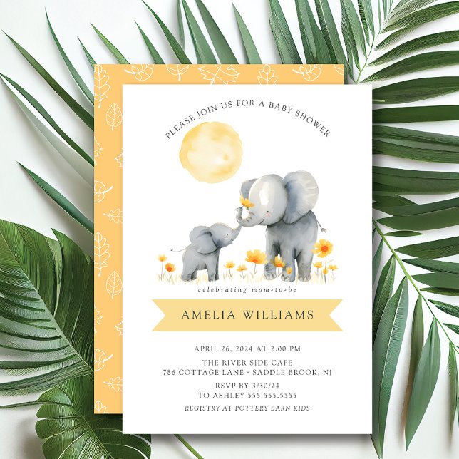 Invitación de Baby Shower a Safari Adventure (Subido por el creador)