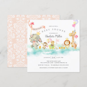 Invitación de Baby Shower a Sweet Parade