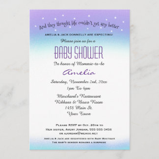 Invitación de Baby Shower a Sweet Sentiment