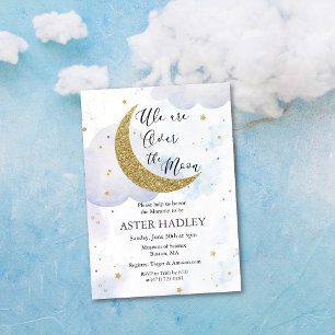Invitación de Baby Shower a través de la acuarela