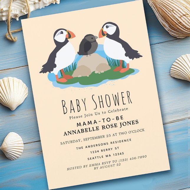 Invitación de Baby Shower a un ataúd marítimo (Subido por el creador)