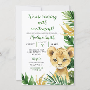 Invitación de Baby Shower a un chico del club de l