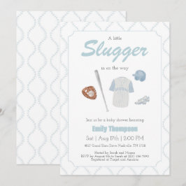 Invitación de Baby Shower a un pequeño asfixiante