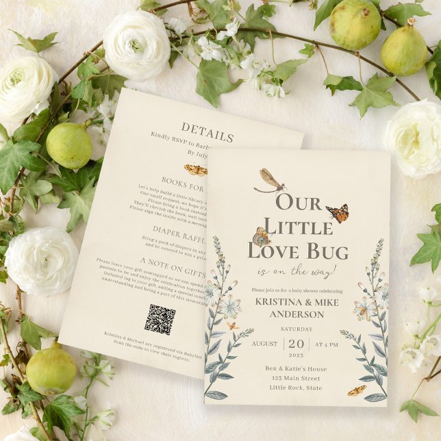 Invitación de Baby Shower a un pequeño error de am (Subido por el creador)