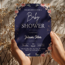 Invitación de Baby Shower a Wildflower Boho