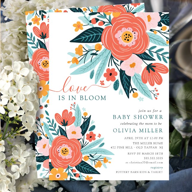 Invitación de Baby Shower al amor en pleno auge (Subido por el creador)
