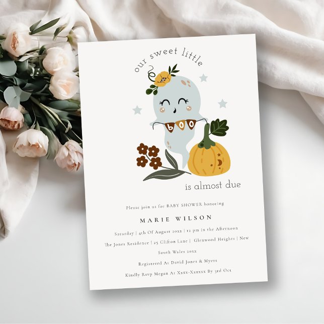 Invitación de Baby Shower al fantasma azul de Hall (Subido por el creador)