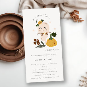 Invitación de Baby Shower al fantasma azul de Hall