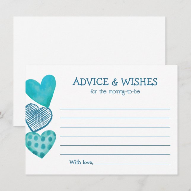 Invitación de Baby Shower al tema de Baby Love Val (Anverso / Reverso)