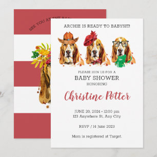 Invitación de Baby Shower al tema de la reproducci