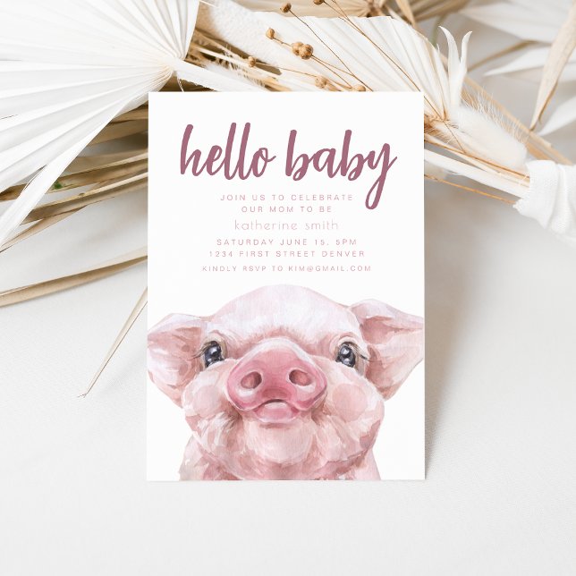 Invitación de Baby Shower al tema del boho occiden (Subido por el creador)