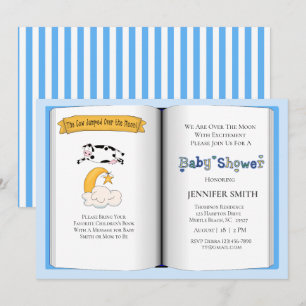 Invitación de Baby Shower al tema del libro (Boy)