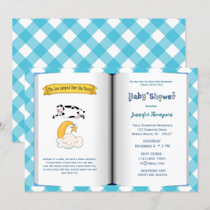 Invitación de Baby Shower al tema del libro (Boy)