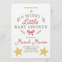 Invitación de Baby Shower Alegre Bebé