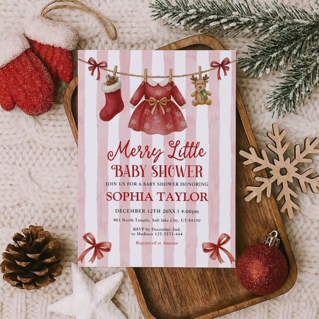 Invitación de Baby Shower Alegre y Pequeño (Subido por el creador)