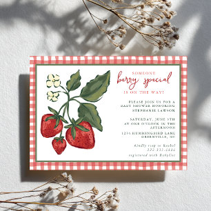 Invitación de baby shower alguien especial de baya