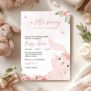 Invitación de Baby Shower 'Algún Conejito Está En
