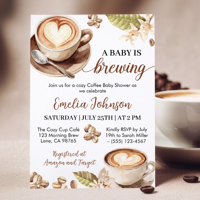Invitación de Baby Shower 'Baby está preparando ca (Subido por el creador)