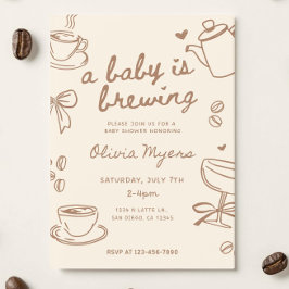 Invitación de Baby Shower 'Bebé está en camino': C