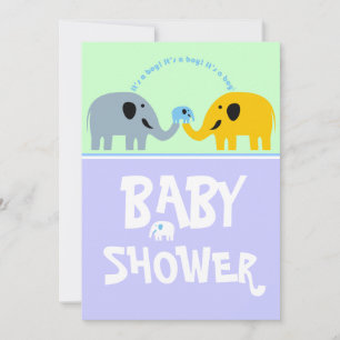 Invitación de Baby Shower-Boy