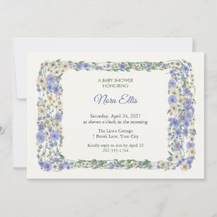 Invitación de Baby Shower Canción de Cuna de Musel