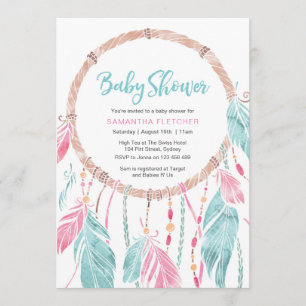 Invitación de Baby Shower  Capturador de sueños ac