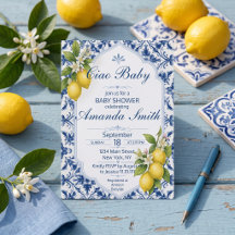 Invitación de Baby Shower Ciao Baby