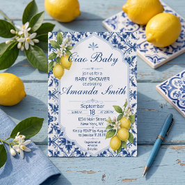 Invitación de Baby Shower Ciao Baby