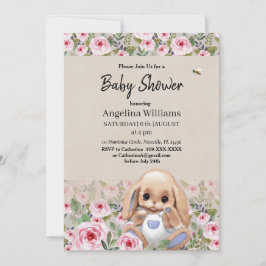 Invitación de Baby Shower con diseño personalizado