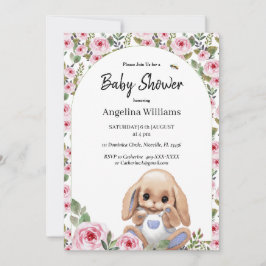 Invitación de Baby Shower con diseño personalizado
