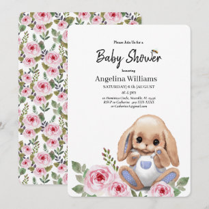Invitación de Baby Shower con diseño personalizado