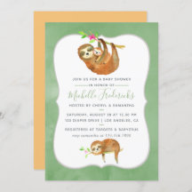 Invitación de Baby Shower con el tema de la eslora